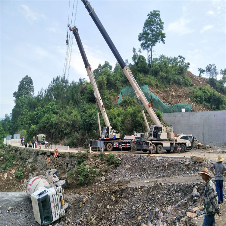 临夏临夏24小时应急道路救援吊装吊装现场实拍